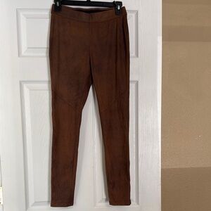 Free People Brown Slim Fit Leggings